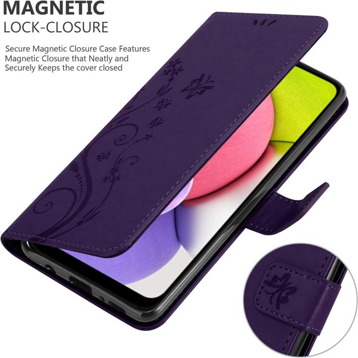 Immagine prodotto Cadorabo Copertina del libro a fiori (Samsung Galaxy A03s)