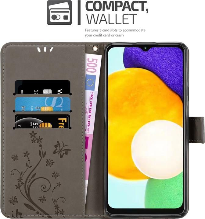 Produktbild Cadorabo Flower Book Hülle (Samsung Galaxy A13 5G)