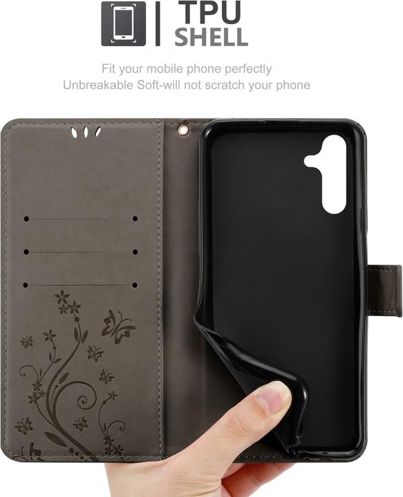 Produktbild Cadorabo Flower Book Hülle (Samsung Galaxy A13 5G)