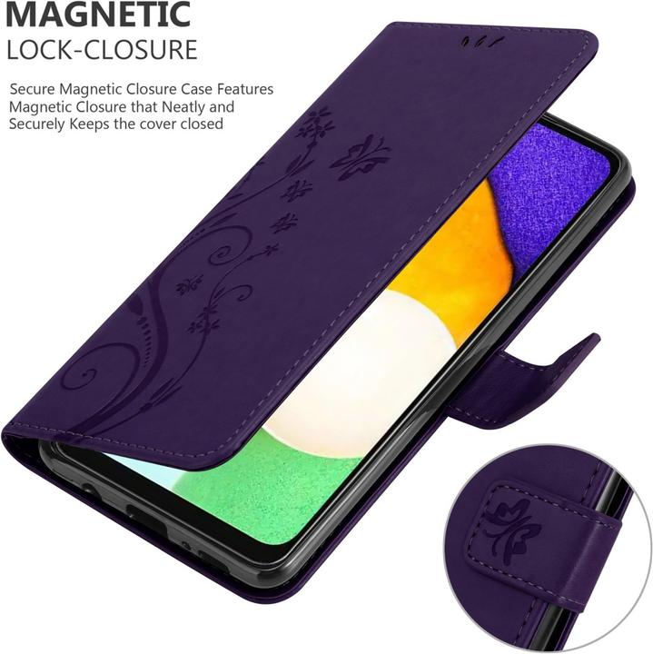 Produktbild Cadorabo Flower Book Hülle (Samsung Galaxy A13 5G)