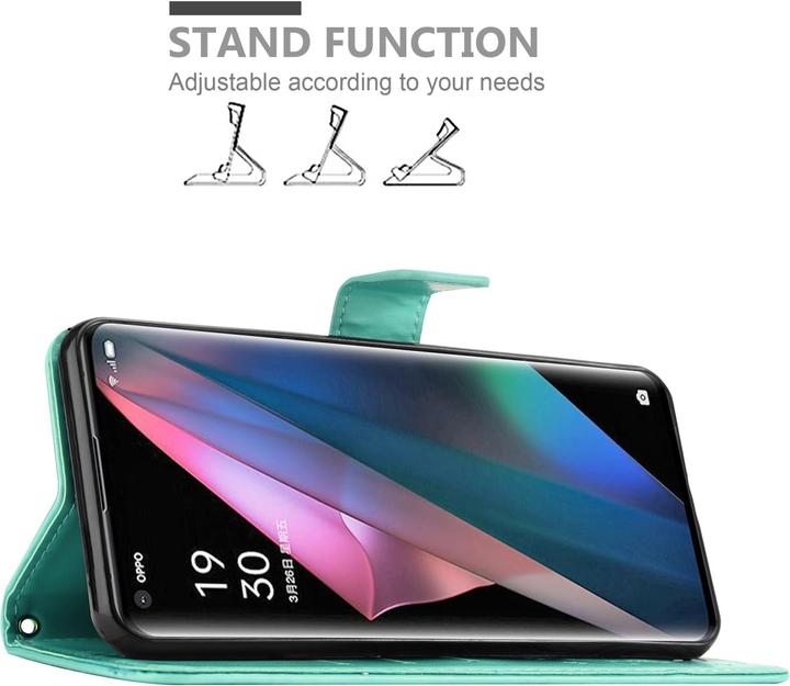 Image du produit Cadorabo Pochette Flower Book (Oppo Find X3 Pro)