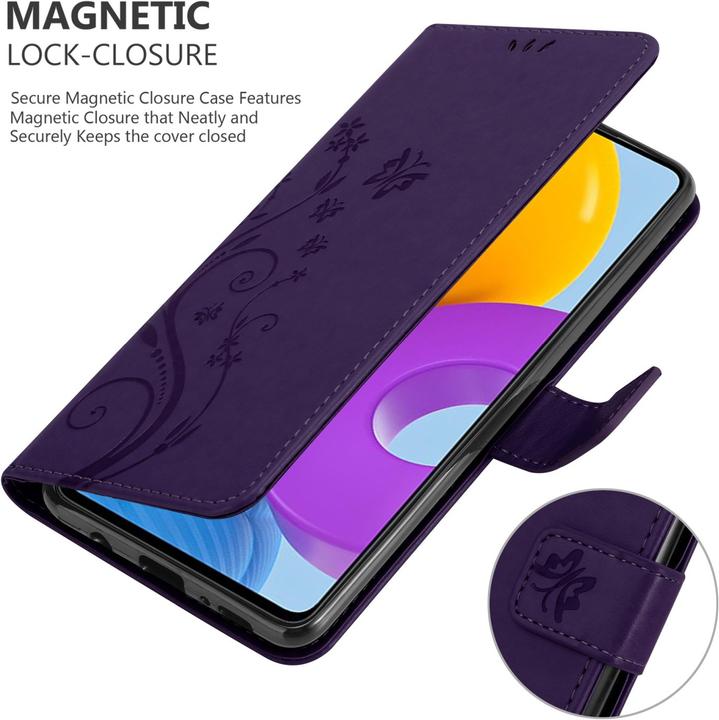 Image du produit Cadorabo Pochette Flower Book (Samsung Galaxy M52 5G)