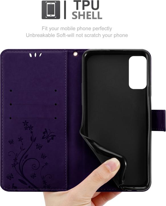 Image du produit Cadorabo Pochette Flower Book (Samsung Galaxy M52 5G)