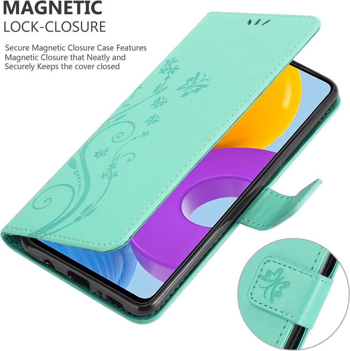Image du produit Cadorabo Pochette Flower Book (Samsung Galaxy M52 5G)