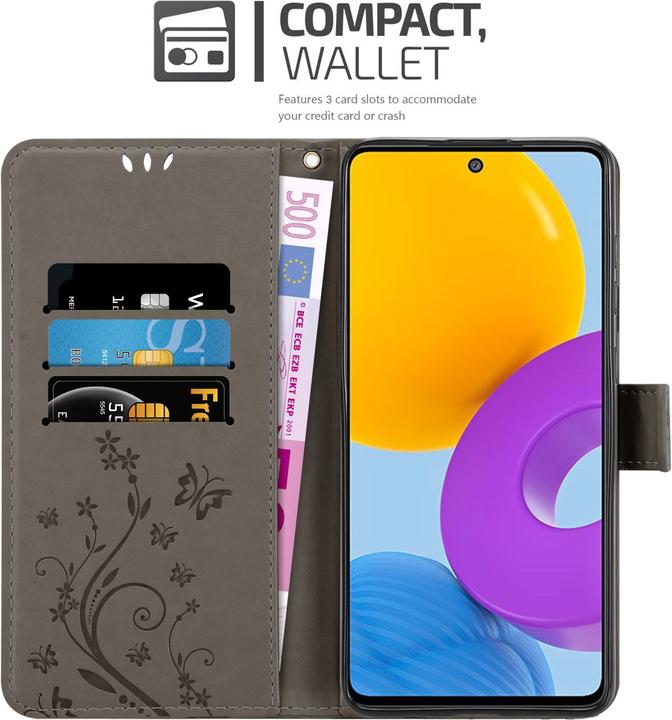 Image du produit Cadorabo Pochette Flower Book (Samsung Galaxy M52 5G)