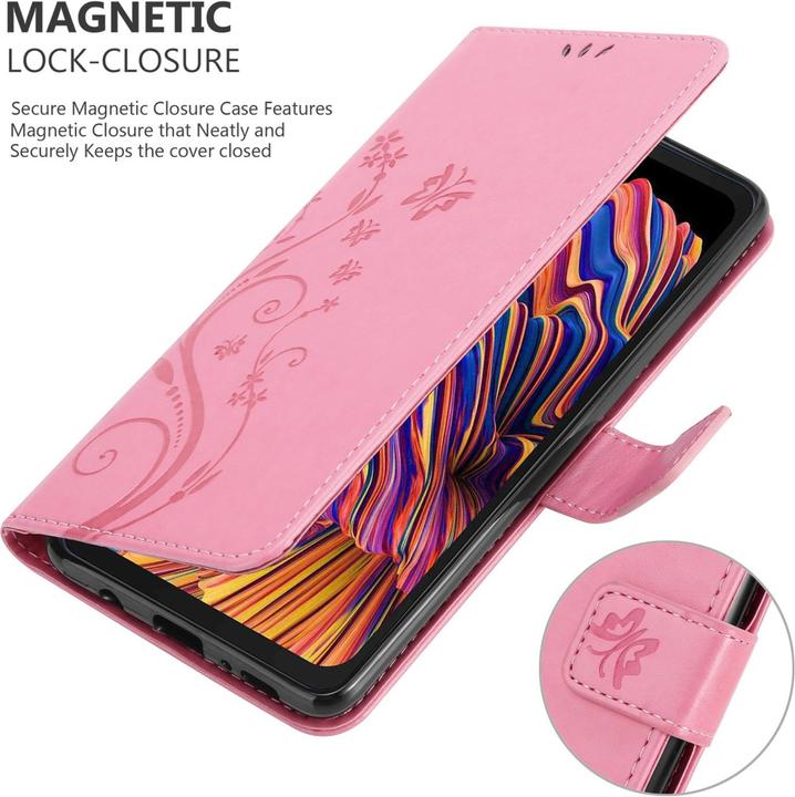 Image du produit Cadorabo Pochette Flower Book (Samsung Galaxy Xcover Pro)