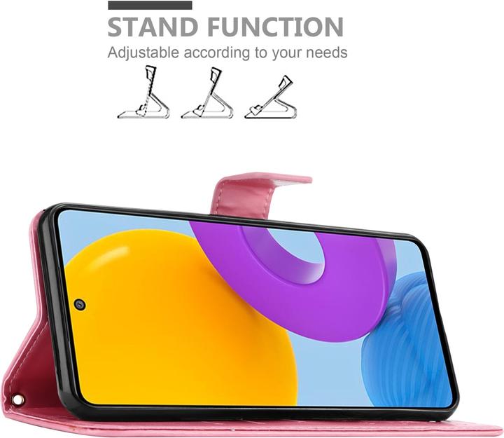 Actual product image Cadorabo Flower Book cover (Samsung Galaxy M52 5G)