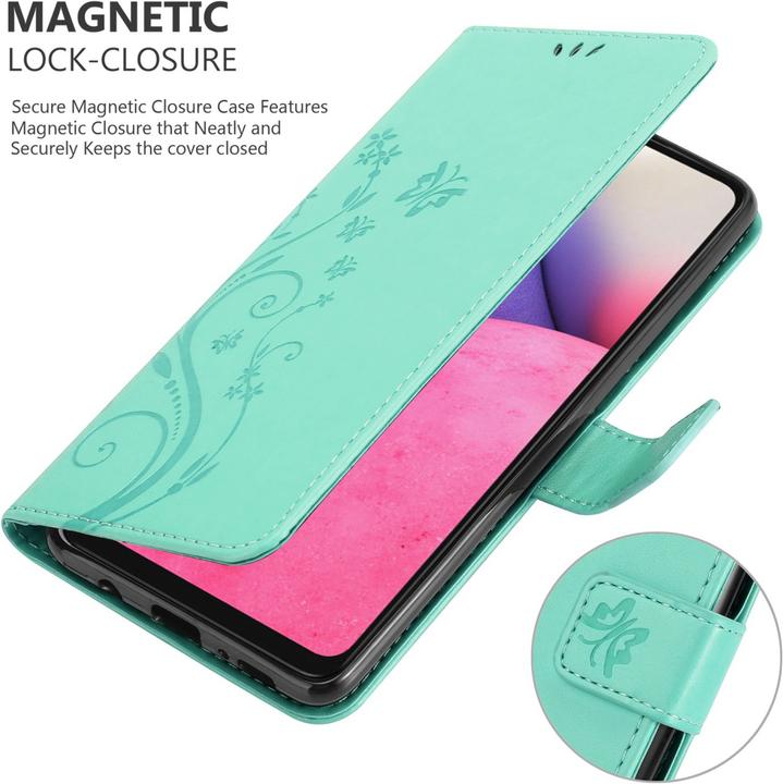 Image du produit Cadorabo Pochette Flower Book (Samsung Galaxy A33 5G)