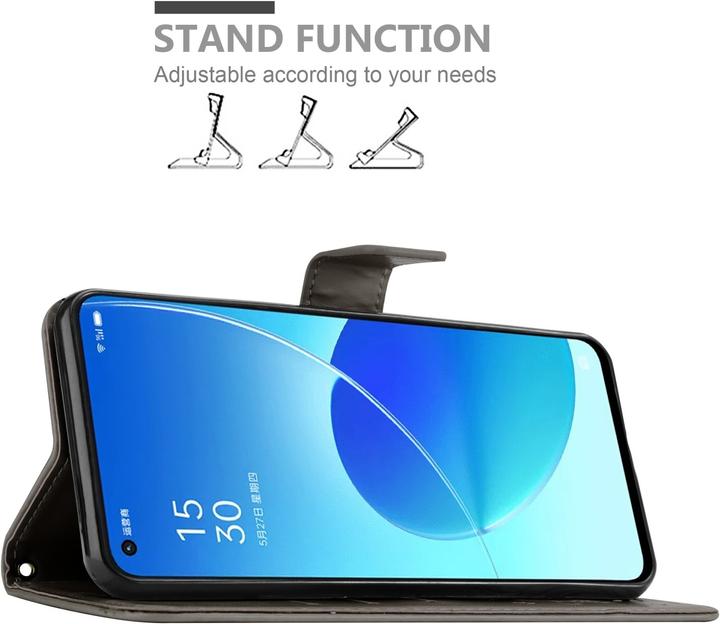 Immagine prodotto Cadorabo Copertina del libro a fiori (Oppo Reno 6 5G)