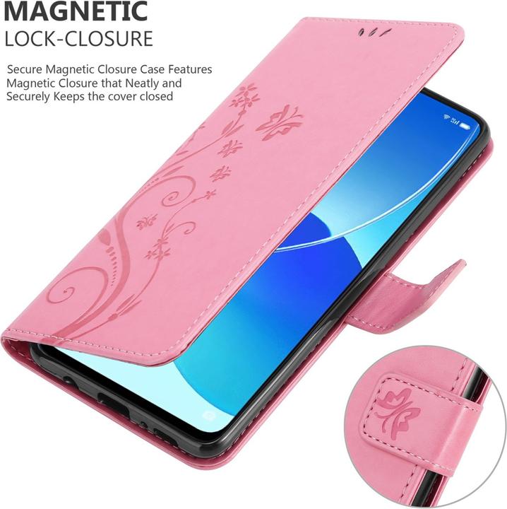 Produktbild Cadorabo Flower Book Hülle (Oppo Reno 6 5G)