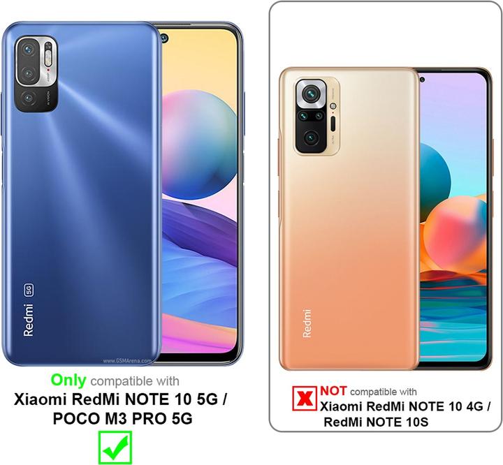 Immagine prodotto Cadorabo Vetro di protezione del display (3 Pezzo/i, Xiaomi Poco M3 Pro 5G, Xiaomi Redmi Nota 10 5G)