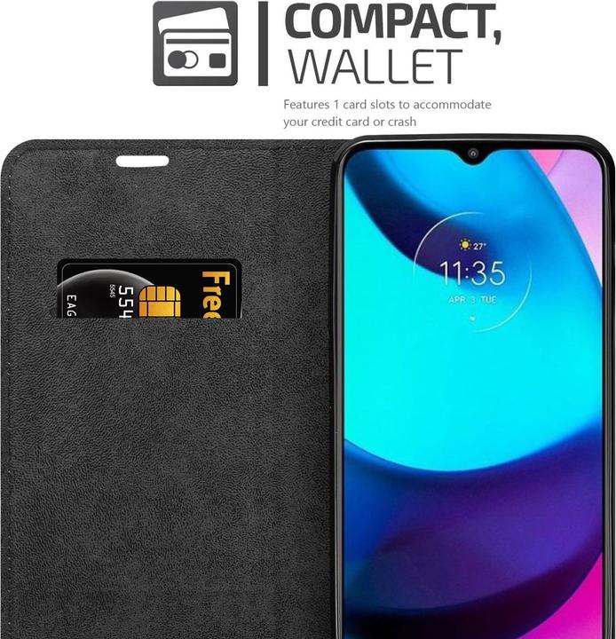 Immagine prodotto Cadorabo Libro Invis. Coperchio magnetico (Motorola E30, Motorola Moto E20, Motorola Moto E40)