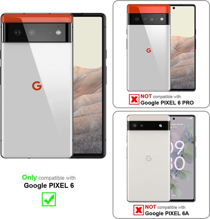 Actual product image Cadorabo Flower Book cover (Google Pixel 6a)