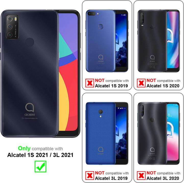 Image du produit Cadorabo Verre de protection d'écran (3 pièce(s), Alcatel 3L, Alcatel 1S (2021))