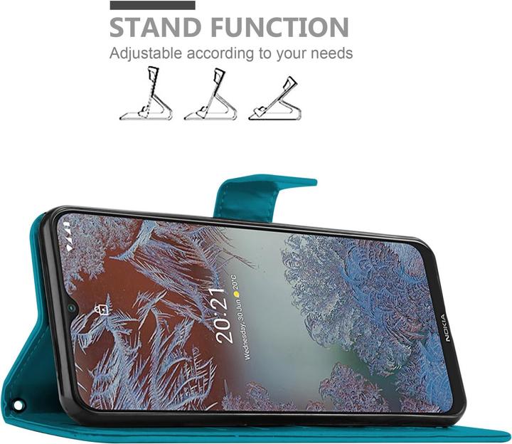 Actual product image Cadorabo Flower Book cover (Nokia G10, Nokia G20)