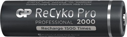 Image du produit GP Batteries Baterija Gp 2 x akumuliatoriai aa/r6 gp recyko pro ni-mh 2000mah 210aahcb-5eb2 (2 pcs, AA, 2000 mAh)
