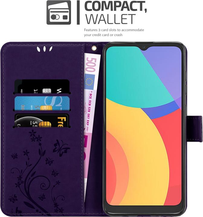 Image du produit Cadorabo Pochette Flower Book (Alcatel 1S (2021))