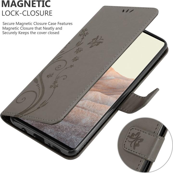 Actual product image Cadorabo Flower Book cover (Google Pixel 6 Pro)