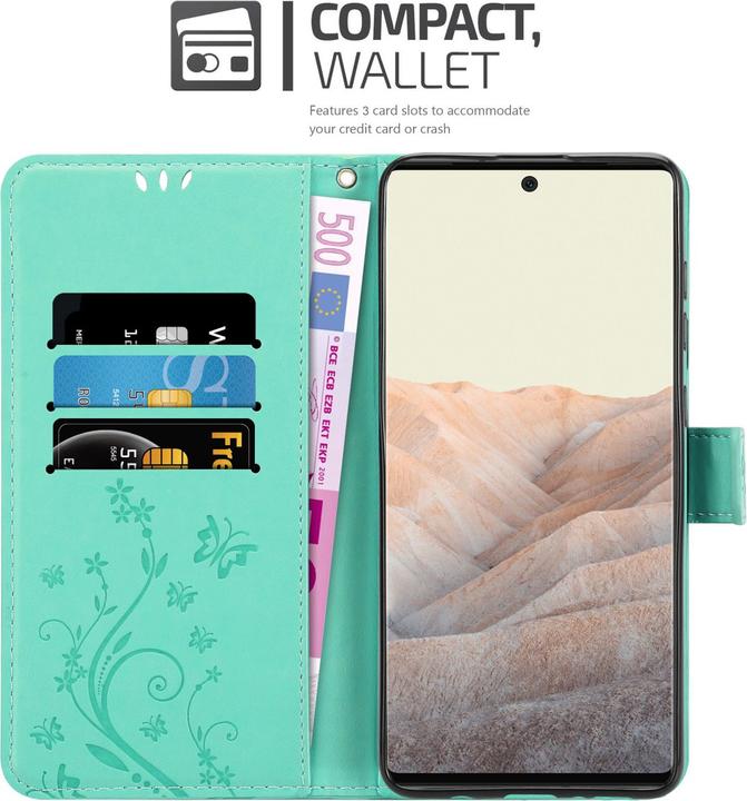 Actual product image Cadorabo Flower Book cover (Google Pixel 6 Pro)