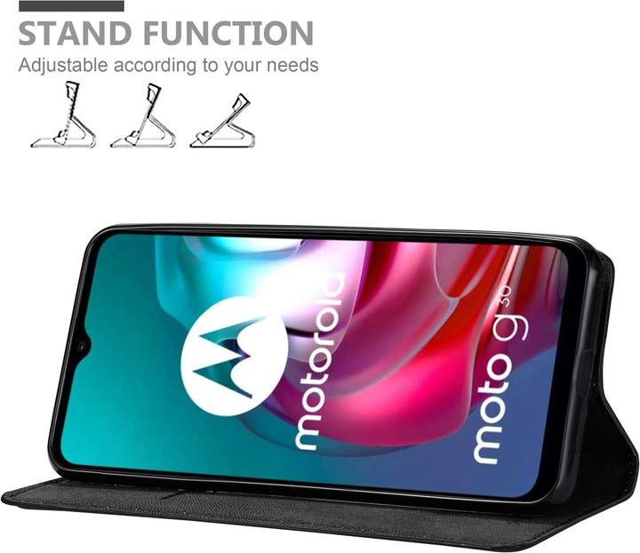 Produktbild Cadorabo Book Invis. Magnet Hülle (Motorola Moto G10, Motorola Moto G30)