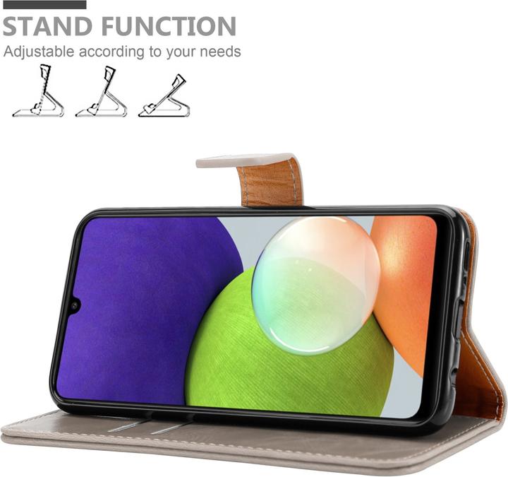 Actual product image Cadorabo Luxury Book Cover (Samsung Galaxy M22, Samsung Galaxy A22, Samsung Galaxy A32)