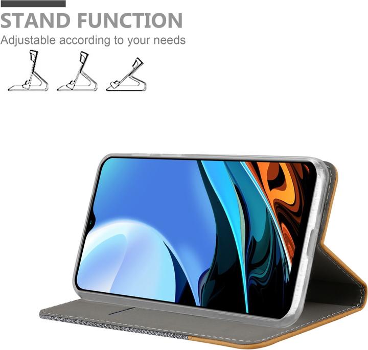 Produktbild Cadorabo Jeans Book Hülle (Xiaomi Poco M3, Xiaomi Redmi 9T)