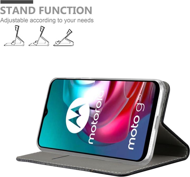 Produktbild Cadorabo Jeans Book Hülle (Motorola Moto G10, Motorola Moto G30)