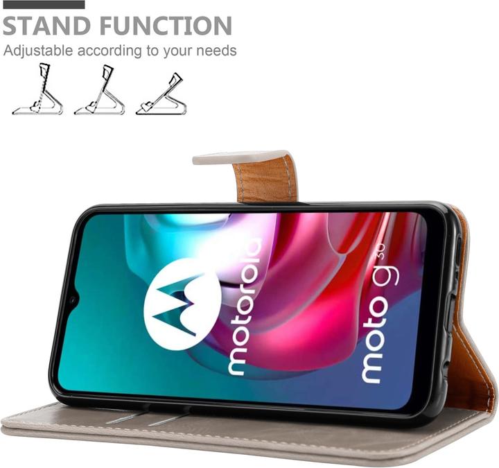 Produktbild Cadorabo Luxury Book Hülle (Motorola Moto G10, Motorola Moto G30)