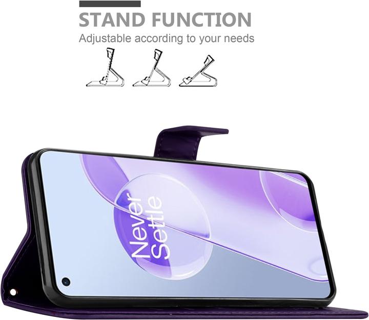 Produktbild Cadorabo Flower Book Hülle (OnePlus 9RT 5G)