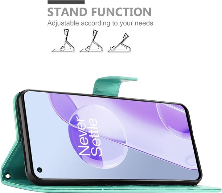 Produktbild Cadorabo Flower Book Hülle (OnePlus 9RT 5G)