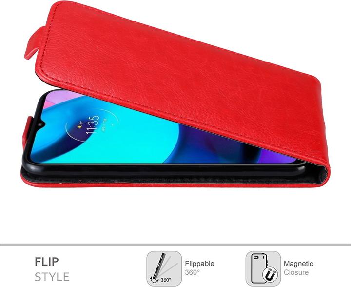 Actual product image Cadorabo Flip like Invis cover (Motorola Moto E40, Motorola E30, Motorola Moto E20)
