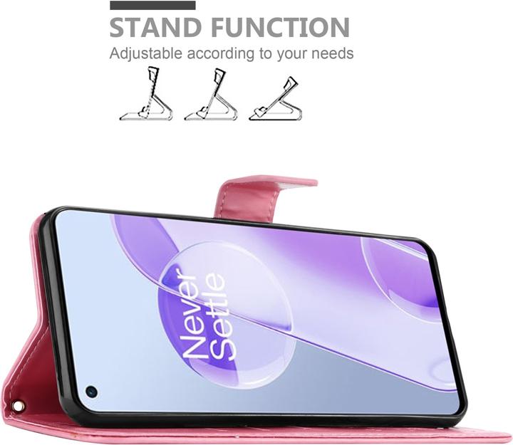 Produktbild Cadorabo Flower Book Hülle (OnePlus 9RT 5G)