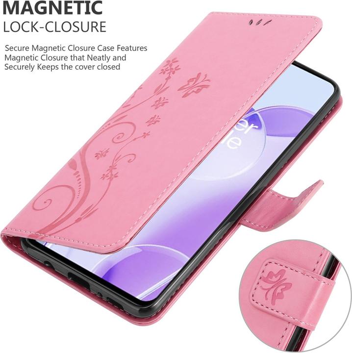 Produktbild Cadorabo Flower Book Hülle (OnePlus 9RT 5G)