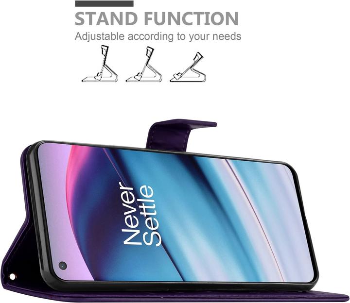 Produktbild Cadorabo Flower Book Hülle (OnePlus Nord CE 5G)