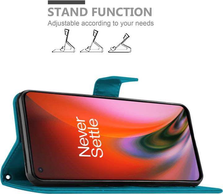 Immagine prodotto Cadorabo Copertina del libro a fiori (OnePlus Nord 2 5G)