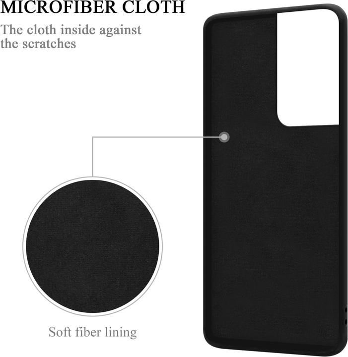 Productafbeelding Cadorabo TPU Vloeibare Ring Silicone Hoesje (Samsung Galaxy S22 Ultra)