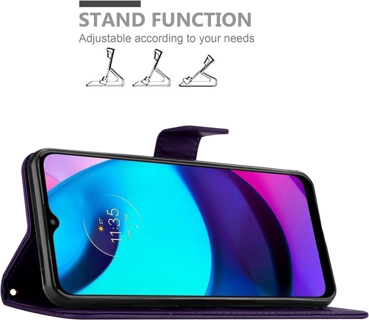 Produktbild Cadorabo Flower Book Hülle (Motorola E30, Motorola Moto E20, Motorola Moto E40)