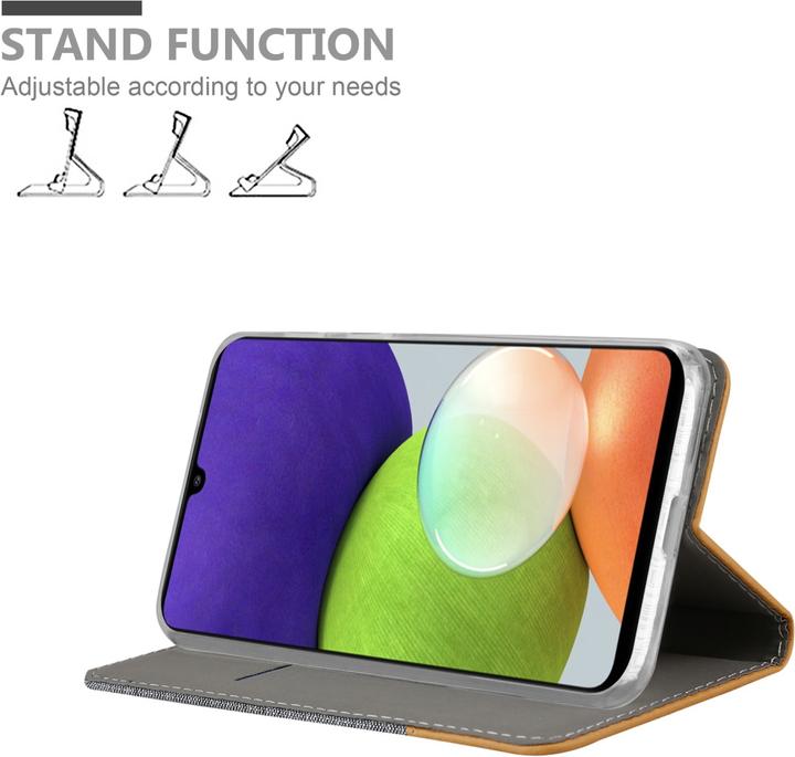 Produktbild Cadorabo Jeans Book Hülle (Samsung Galaxy M22, Samsung Galaxy A22, Samsung Galaxy A32)