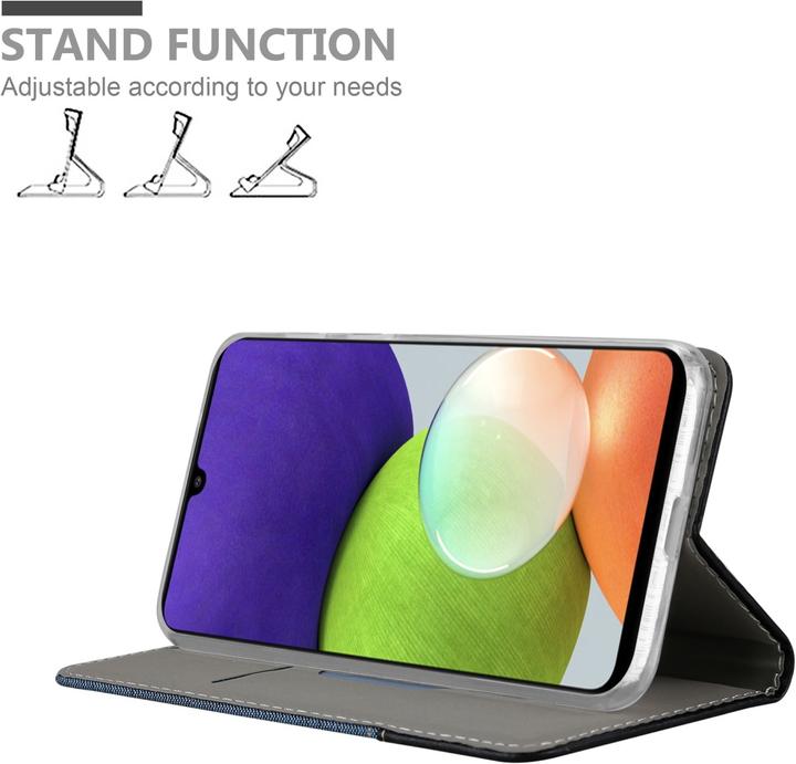 Produktbild Cadorabo Jeans Book Hülle (Samsung Galaxy M22, Samsung Galaxy A22, Samsung Galaxy A32)