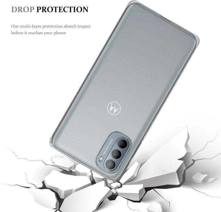 Productafbeelding Cadorabo TPU Ultra Slanke AIR Cover (Motorola Moto G31, Motorola Moto G41)