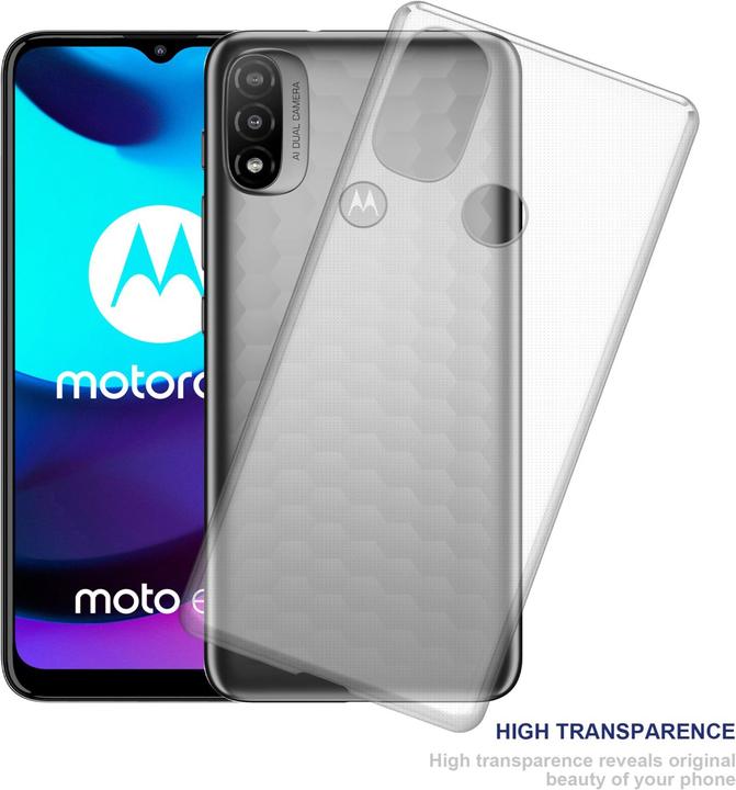 Actual product image Cadorabo TPU Ultra Slim AIR cover (Motorola E30, Motorola Moto E20, Motorola Moto E40)