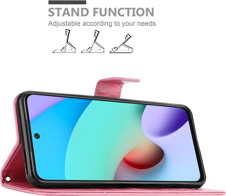 Actual product image Cadorabo Flower Book cover (Xiaomi Redmi 10)