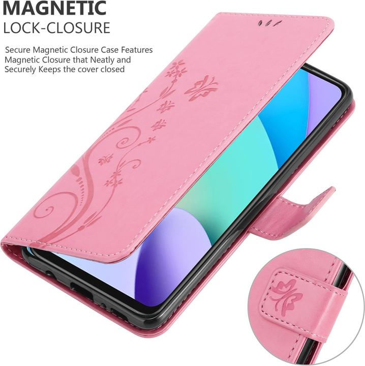 Actual product image Cadorabo Flower Book cover (Xiaomi Redmi 10)