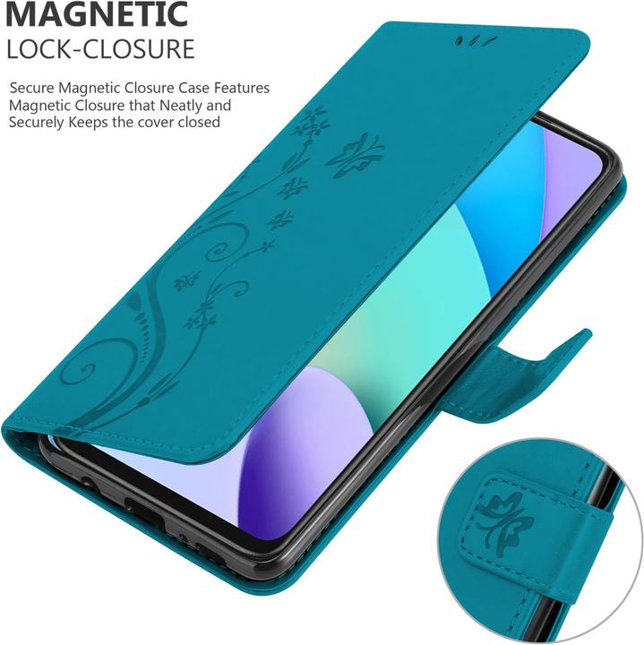 Produktbild Cadorabo Flower Book Hülle (Xiaomi Redmi 10)