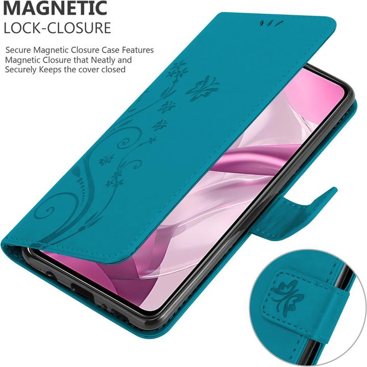 Produktbild Cadorabo Flower Book Hülle (Xiaomi Mi 11 Lite, Xiaomi Mi 11 Lite 5G)