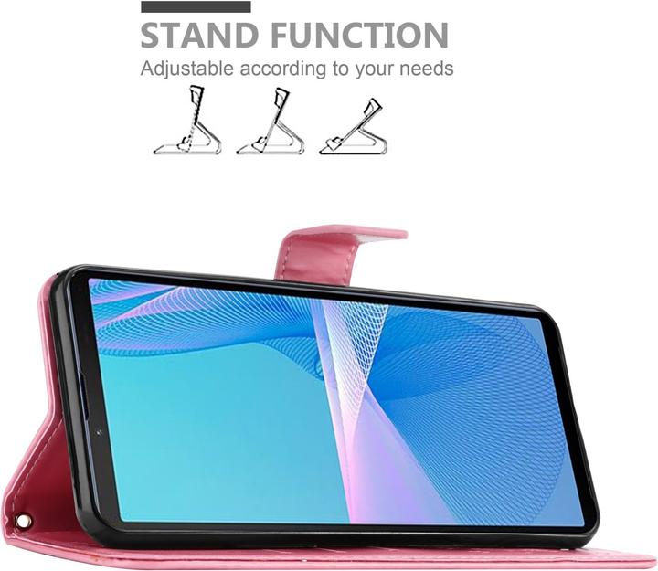 Actual product image Cadorabo Flower Book cover (Sony Xperia 10 III)