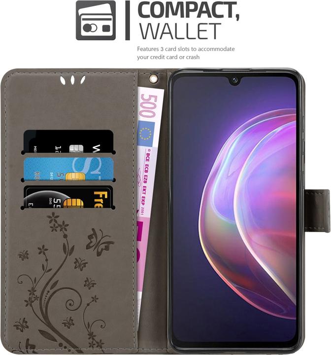 Image du produit Cadorabo Pochette Flower Book (Vivo V21)