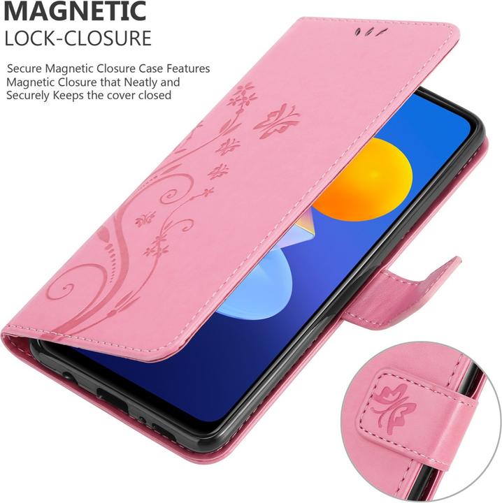 Produktbild Cadorabo Flower Book Hülle (Vivo Y72 5G, Vivo Y52s 5G)