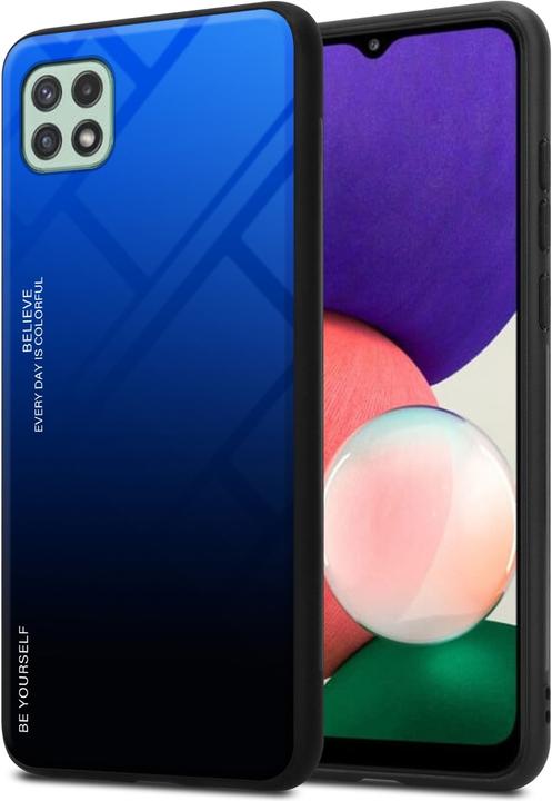 Actual product image Cadorabo TPU 2 colors glass envelope (Samsung Galaxy A22 5G)