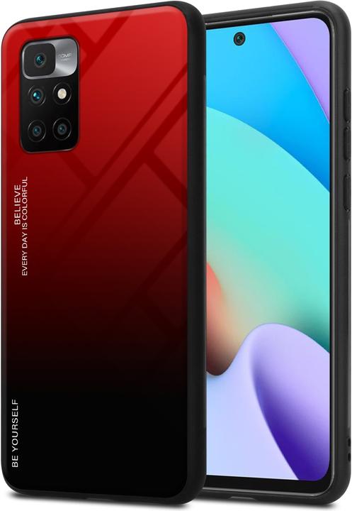 Actual product image Cadorabo TPU 2 colors glass envelope (Xiaomi Redmi 10, Xiaomi Redmi Note 11)
